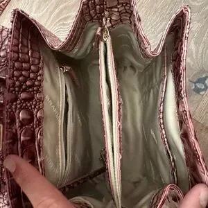 Brahmin | Bags | Brahmin Rose Embossed Backpack | Poshmark display picture 2